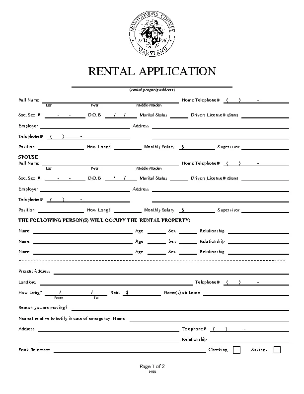 Property Rental Application Form Template Pdfsimpli 3817