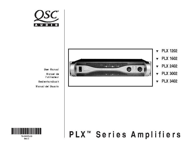 Qsc Users Manual Sample
