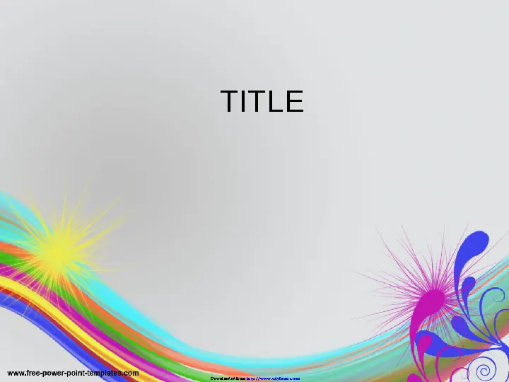 Rainbow Colors Powerpoint Template