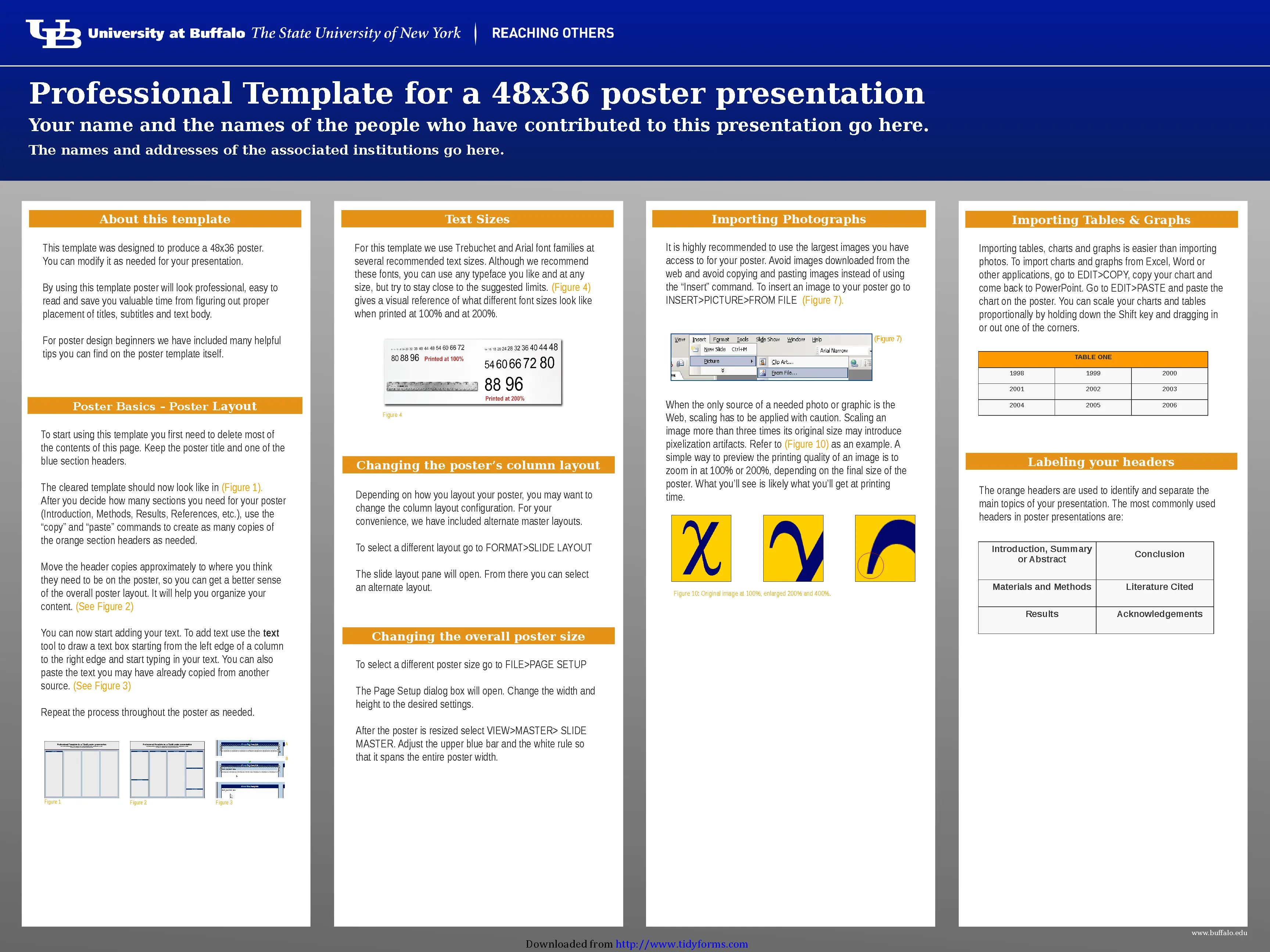 Research Poster Template 1 48 36