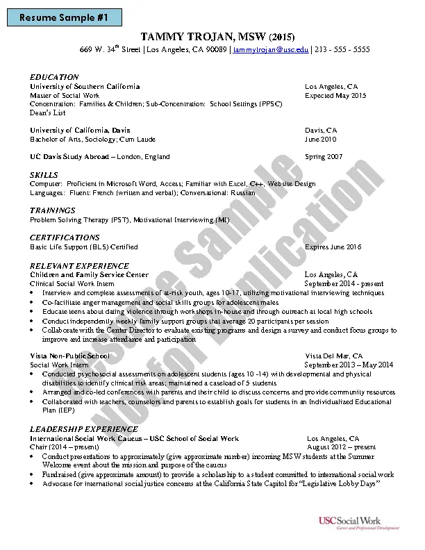 Resume Sample Of Social Work - Resume Sample Of Social Work.webp