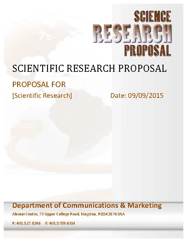 research proposal word document