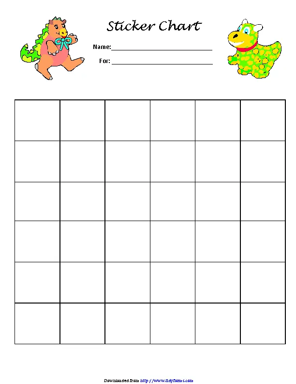 Sticker Charts 1 - PDFSimpli