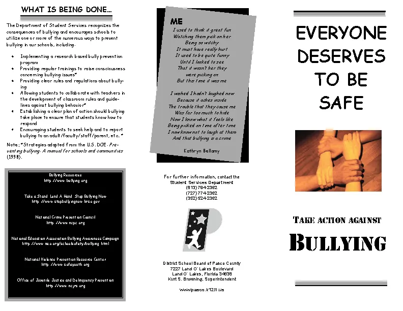 Take Action Against Bullying