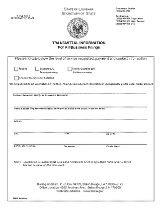 Forms 342Partnershipregistrationlouisiana