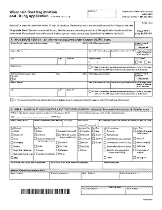 Forms Boat Registration And Titling Application 9400 193