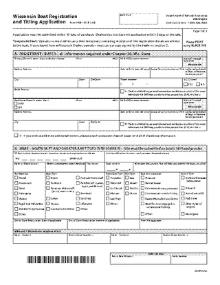 Boat Registration And Titling Application 9400 193