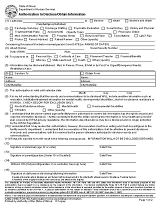Illinois Hipaa Medical Release Form Il462 0146