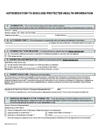 Forms Mississippi Hipaa Authorization Form