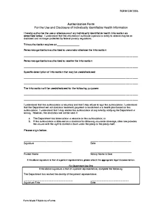 Forms New Hampshire Hipaa Form