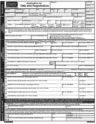 Forms Oregon Application For Title And Registration 226