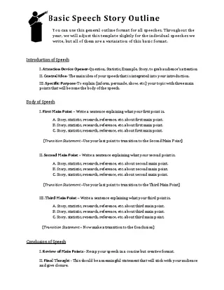 Forms Basic Story Outline Template