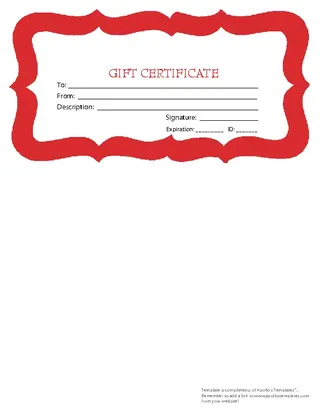 Best Holioday Gift Certificate Template Free Pdf