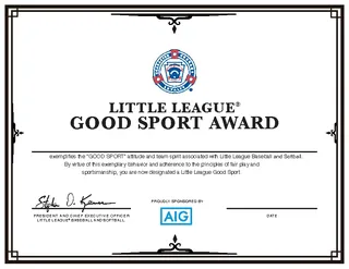 Best Little League Baseball Award Templates