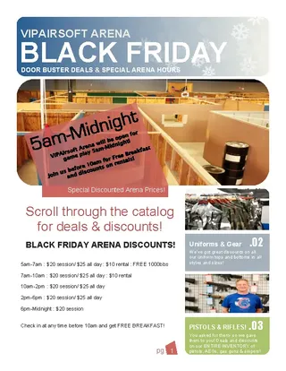 Forms Black Friday Newsletter