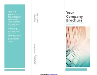 Forms Blank Brochure Template 1
