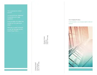 Forms Blank Brochure Template