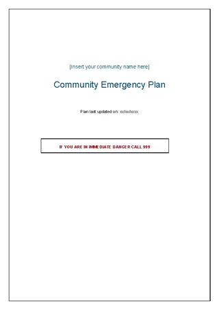 Blank Meeting Agenda Template For Emergency Example