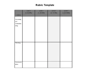Forms Blank Rubric Assessment Eval Report
