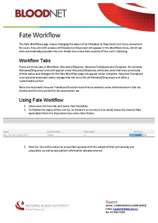 Bloodnet Fate Workflow Template