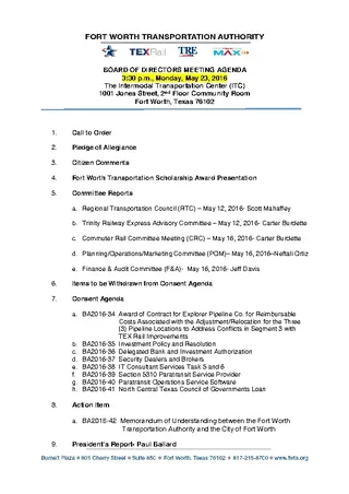 Forms Board Of Directors Strategy Meeting Agenda Template