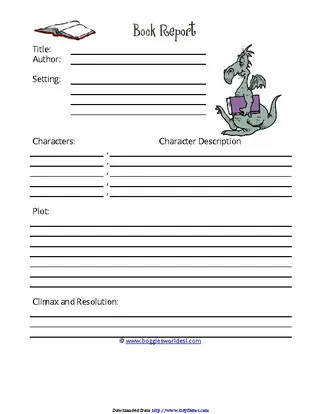 Forms book-report-template-3