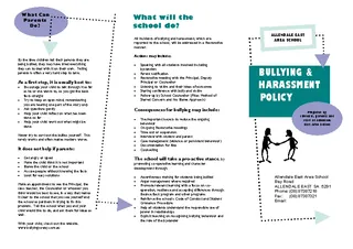 Bullying And Harassment Policy