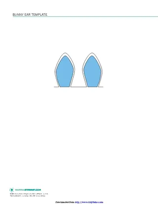 Forms Bunny Ear Template 3