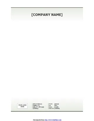 Forms Business Letterhead Template 2