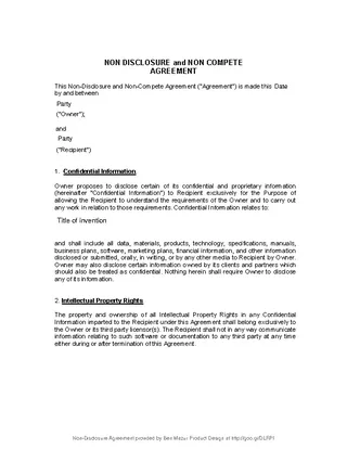 Business Non Compete Agreement6