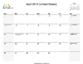 Forms Calendar 2015