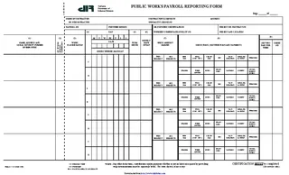 Forms California Public Works Payroll Reporting Form