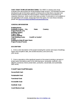 Forms Case Study Template 1
