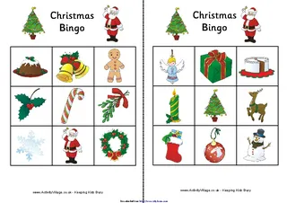 Forms Christmas Bingo