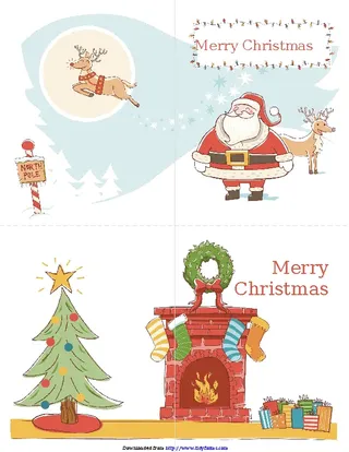 Forms Christmas Card Template 2