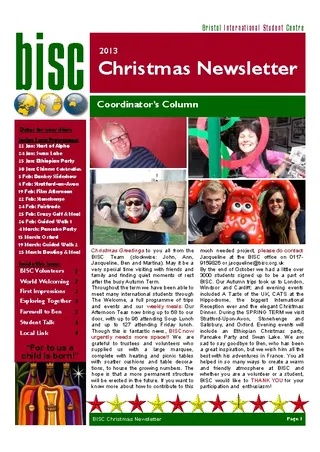 Forms Christmas Newsletter