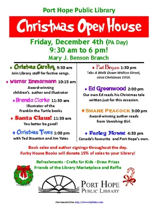 Forms Christmas Open House Flyer