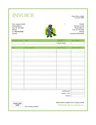 Cleaning Service Invoice