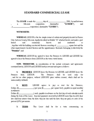 Commercial Lease Agreement 3