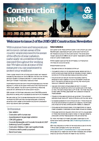 Forms Construction Newsletter Issue