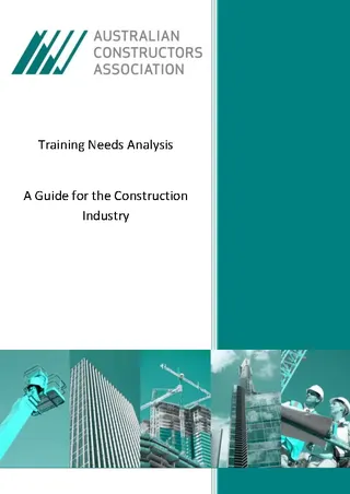 Construction Training Needs Analysis Template