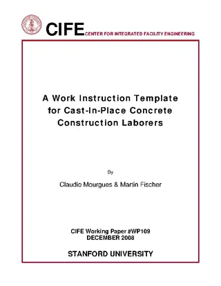 Construction Working Instruction Template