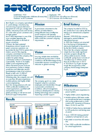 Corporate Fact Sheet Free Pdf Template Download