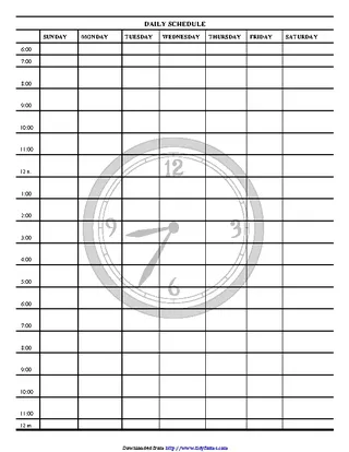Daily Planner Template 5