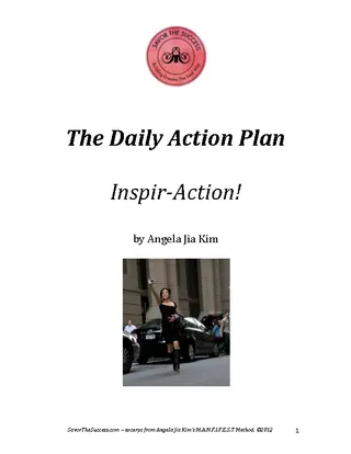 Daily Sales Plan Action Template