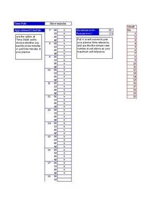 Daily Work Planner Worksheet Log Template