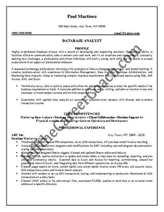 Forms database-analyst-sample-resume-2
