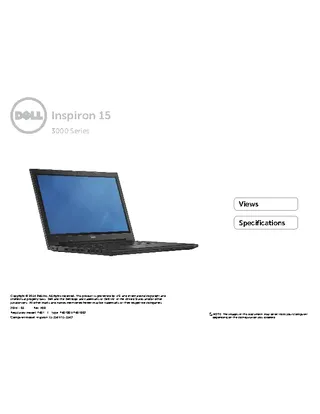Dell Specifications Sample