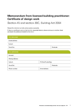 Design Work Certificate Template