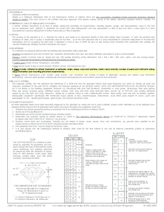 Diamond Stone Color And Clarity Chart Example